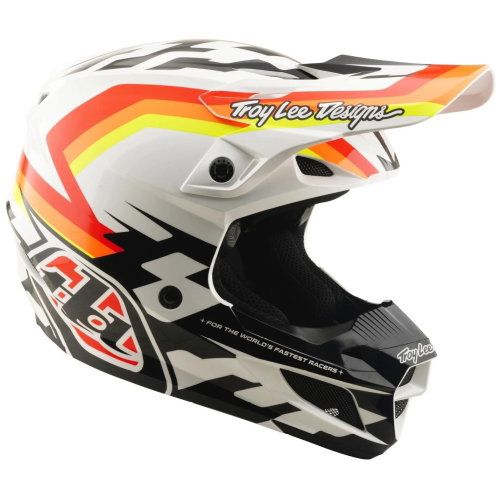 Troy Lee Designs Troy Lee Designs SE5 Polycarbonate Helmet Dash Orange