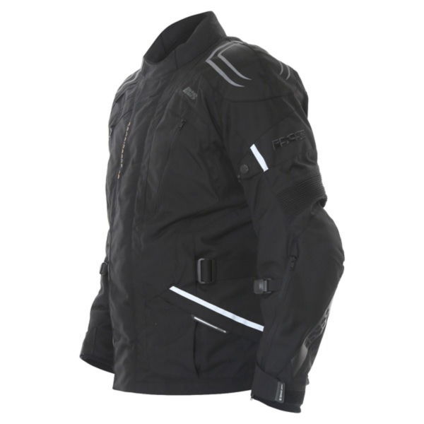 IXS Nechtan Mens Black Textile Motorcycle Jacket Side                                                                                                                                                                                                          