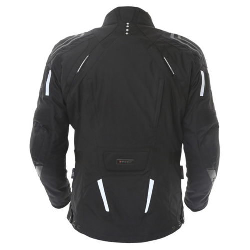 IXS Nechtan Mens Black Textile Motorcycle Jacket Back                                                                                                                                                                                                          