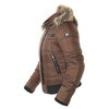IXS Aspen Ladies Brown Waterproof Textile Motorcycle Jacket Side                                                                                                                                                                                               