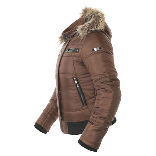 IXS Aspen Ladies Brown Waterproof Textile Motorcycle Jacket Side                                                                                                                                                                                               