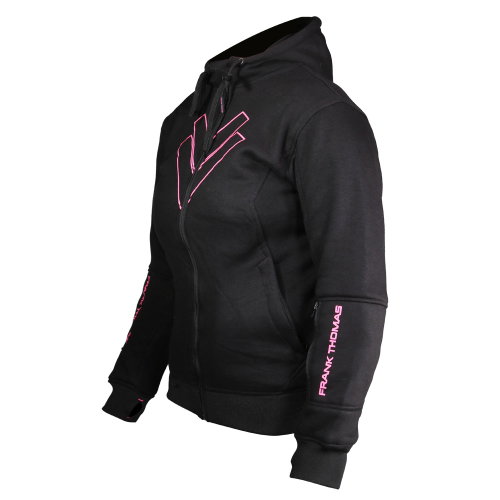 Frank Thomas Frank Thomas Burner V2 Ladies Hoodie Black Pink