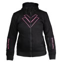 Burner V2 Ladies Hoodie Black Pink