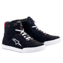 Chrome Shoes Black White Bright Red