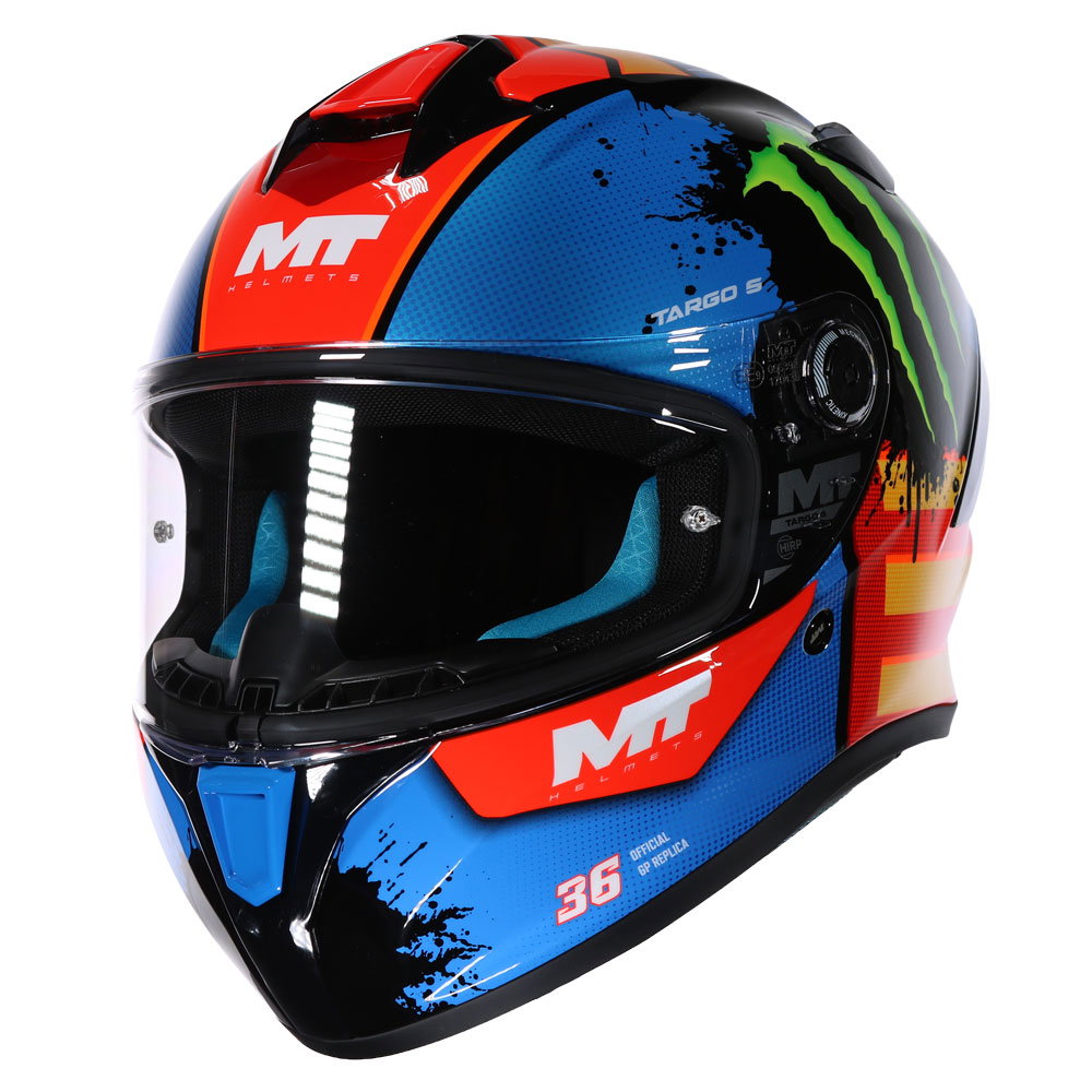 MT Targo S Helmet Piqueras Valencia B7 | J&S Accessories