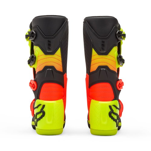 Fox Fox Youth Comp Boots Orange Yellow