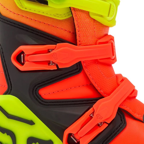 Fox Fox Youth Comp Boots Orange Yellow