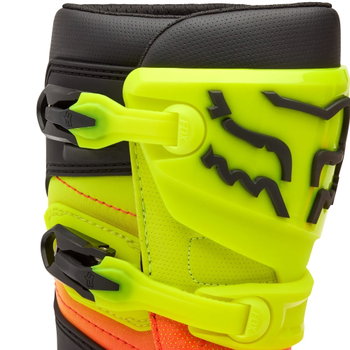 Fox Fox Youth Comp Boots Orange Yellow