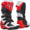 Fox Fox Youth Comp Boots White Fluo Red - Thumbnail 1