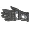 BKS Brooklands Black Motorcycle Gloves Back                                                                                                                                                                                                                    