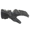 BKS Brooklands Black Motorcycle Gloves Thumb side                                                                                                                                                                                                              