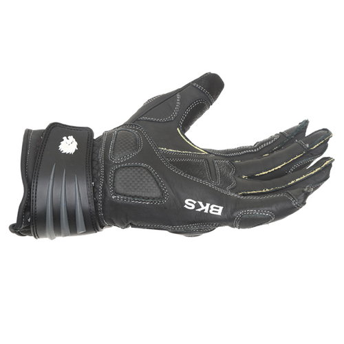 BKS Brooklands Black Motorcycle Gloves Little finger side                                                                                                                                                                                                      