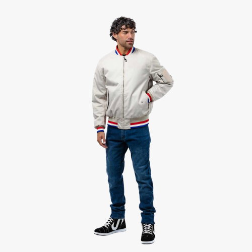 Spada Spada Airforce MA1 Royale Waterproof Jacket Ivory