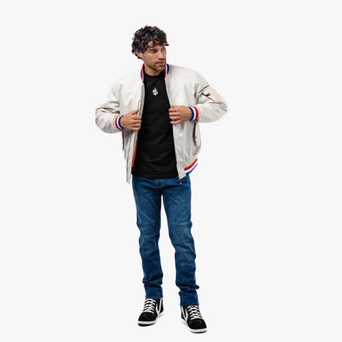 Spada Spada Airforce MA1 Royale Waterproof Jacket Ivory