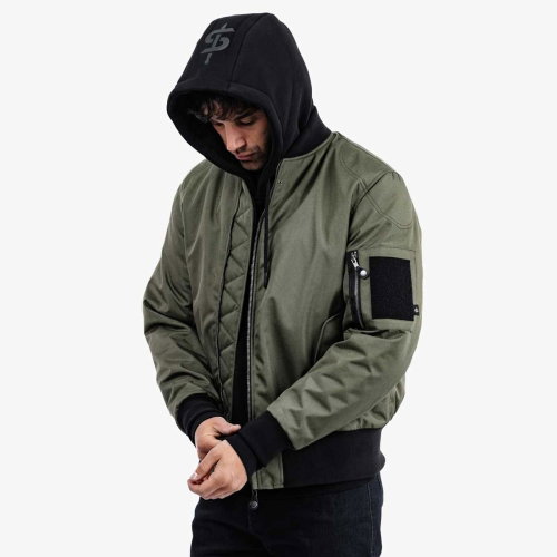 Spada Spada Airforce MA1 Waterproof Bomber Jacket Olive
