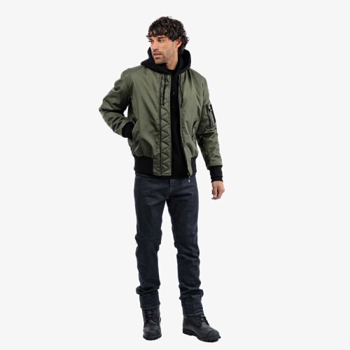 Spada Spada Airforce MA1 Waterproof Bomber Jacket Olive