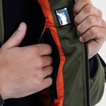 Spada Spada Airforce MA1 Waterproof Bomber Jacket Olive