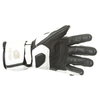 BKS Prowess White Black Motorcycle Gloves Palm                                                                                                                                                                                                                 