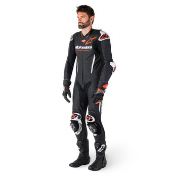 Alpinestars Alpinestars GP-R7 1pc Leather Suit Black White Red Fluo