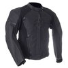 BKS BKS003 Brooklands Black Leather Motorcycle Jacket Front                                                                                                                                                                                                    