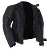 BKS BKS003 Brooklands Black Leather Motorcycle Jacket Side                                                                                                                                                                                                     