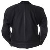 BKS BKS003 Brooklands Black Leather Motorcycle Jacket Back                                                                                                                                                                                                     
