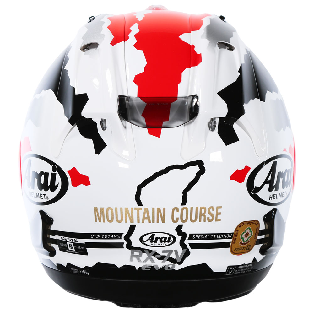 arai doohan tt helmet Profile-V – Highside Shop fog laminate as standard for clear vision in any weather condition. Arai - Helmet RX-7V Evo