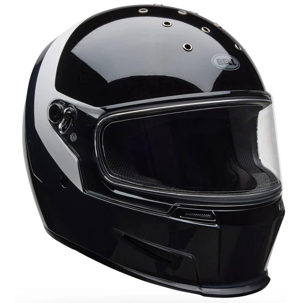 Eliminator Menace Helmet Gloss Black White