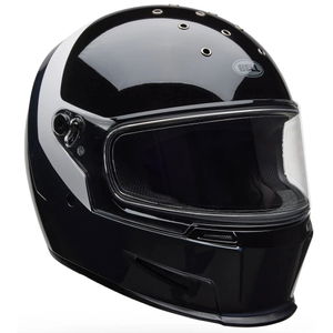 Bell Eliminator Menace Helmet Gloss Black White