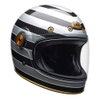 Bell Bell Bullitt GT CRB RSD Temple GL Helmet Black Silver - Thumbnail 1