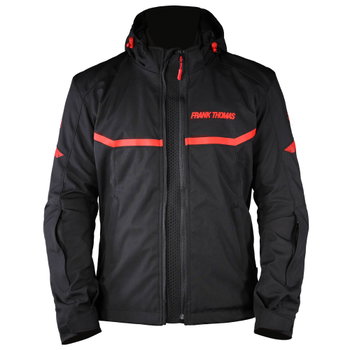 Frank Thomas Frank Thomas Corsair Sport Hoodie Black Red Fluo