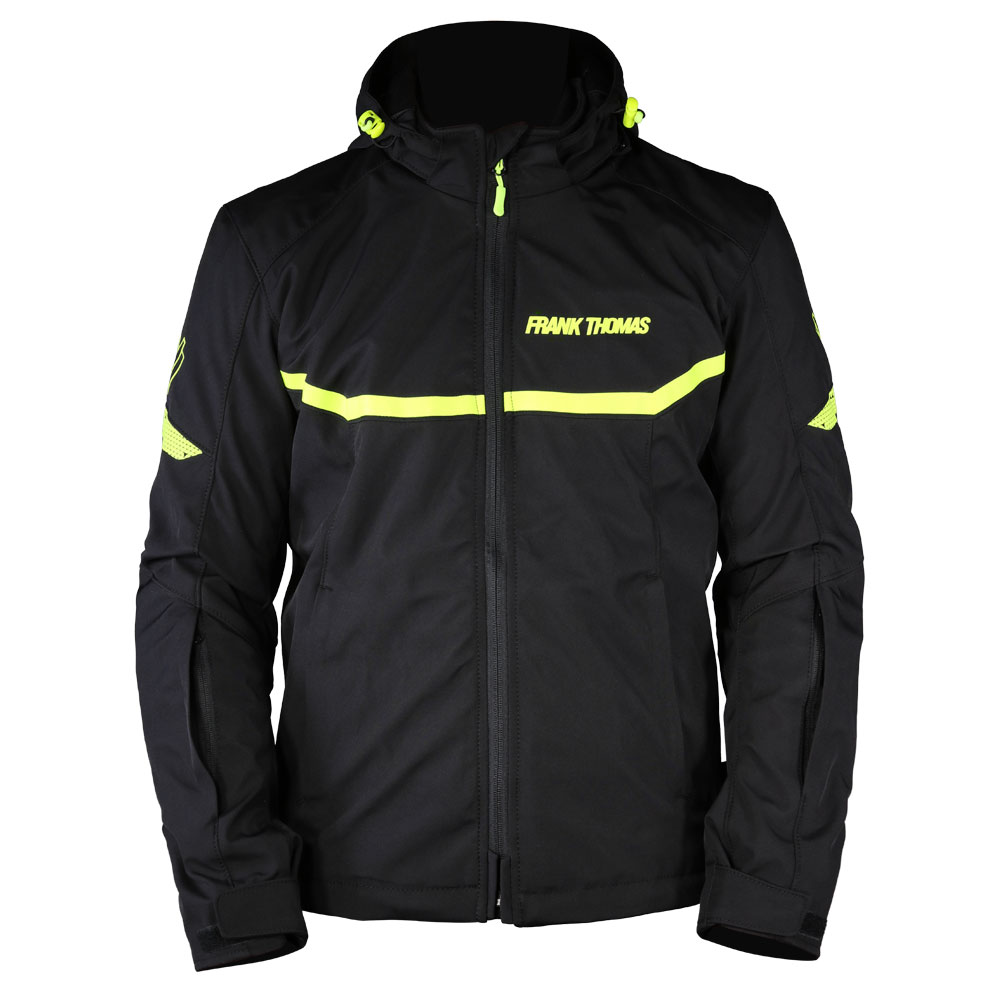 Corsair Sport Hoodie Black Yellow Fluo