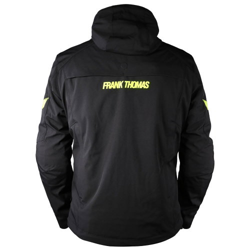 Frank Thomas Frank Thomas Corsair Sport Hoodie Black Yellow Fluo