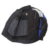 BKS BKW001 Gloucester Mens Black Grey Blue Textile Motorcycle Jacket Inside                                                                                                                                                                                    