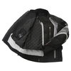 BKS BKW009 Stirling Mens Black Grey Textile Motorcycle Jacket Inside                                                                                                                                                                                           