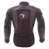 BKS BKW011Venture Black Grey Textile Motorcycle Jacket Back                                                                                                                                                                                                    