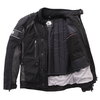 BKS BKW011Venture Black Grey Textile Motorcycle Jacket Inside                                                                                                                                                                                                  