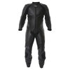 Frank Thomas FTL300 Xti 2 1pc Mens Black Leather Motorcycle Suit Front                                                                                                                                                                                         