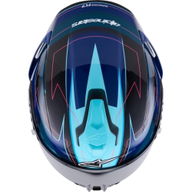 S-R7 Kinetis Helmet Black Blue Pink Fluo White Glossy