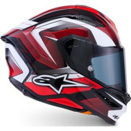 S-R7 Kinetis Helmet Black Red White Glossy
