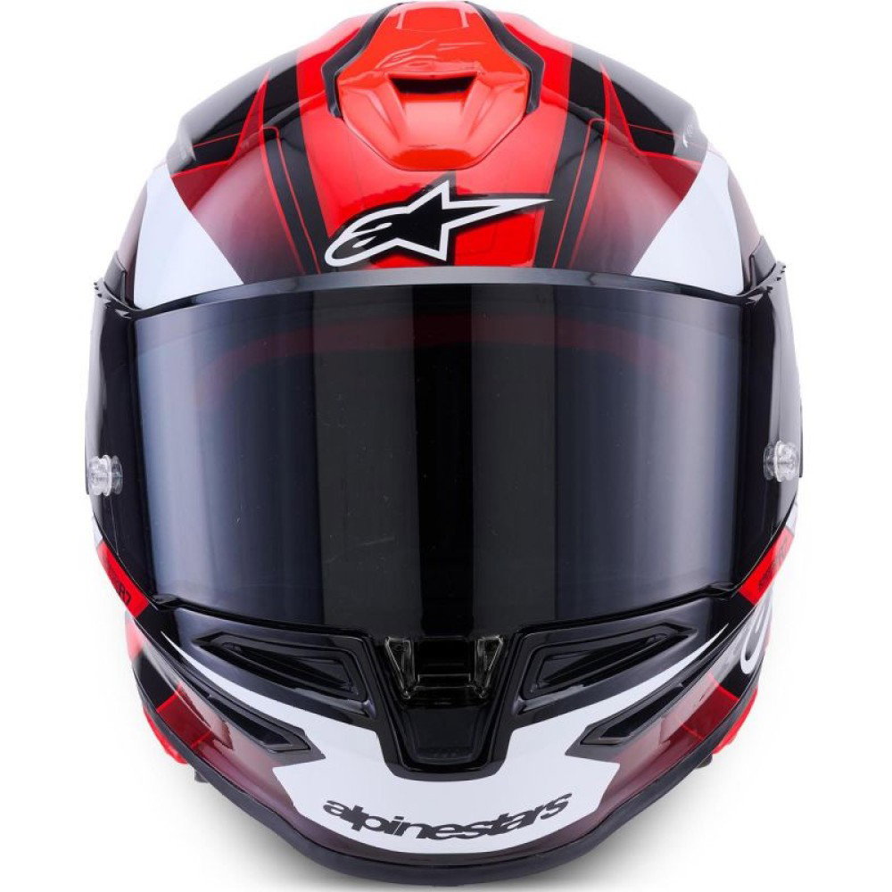 S-R7 Kinetis Helmet Black Red White Glossy