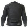 Frank Thomas FTL313 Venus Black Ladies Leather Motorcycle Jacket Back                                                                                                                                                                                          