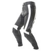 Frank Thomas FTL314 Venus Ladies Black White Leather Motorcycle Jeans Riding crouch                                                                                                                                                                            