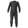 Frank Thomas FTL316 Kinetik Sport 1pc Mens Black Leather Motorcycle Suit Front                                                                                                                                                                                 