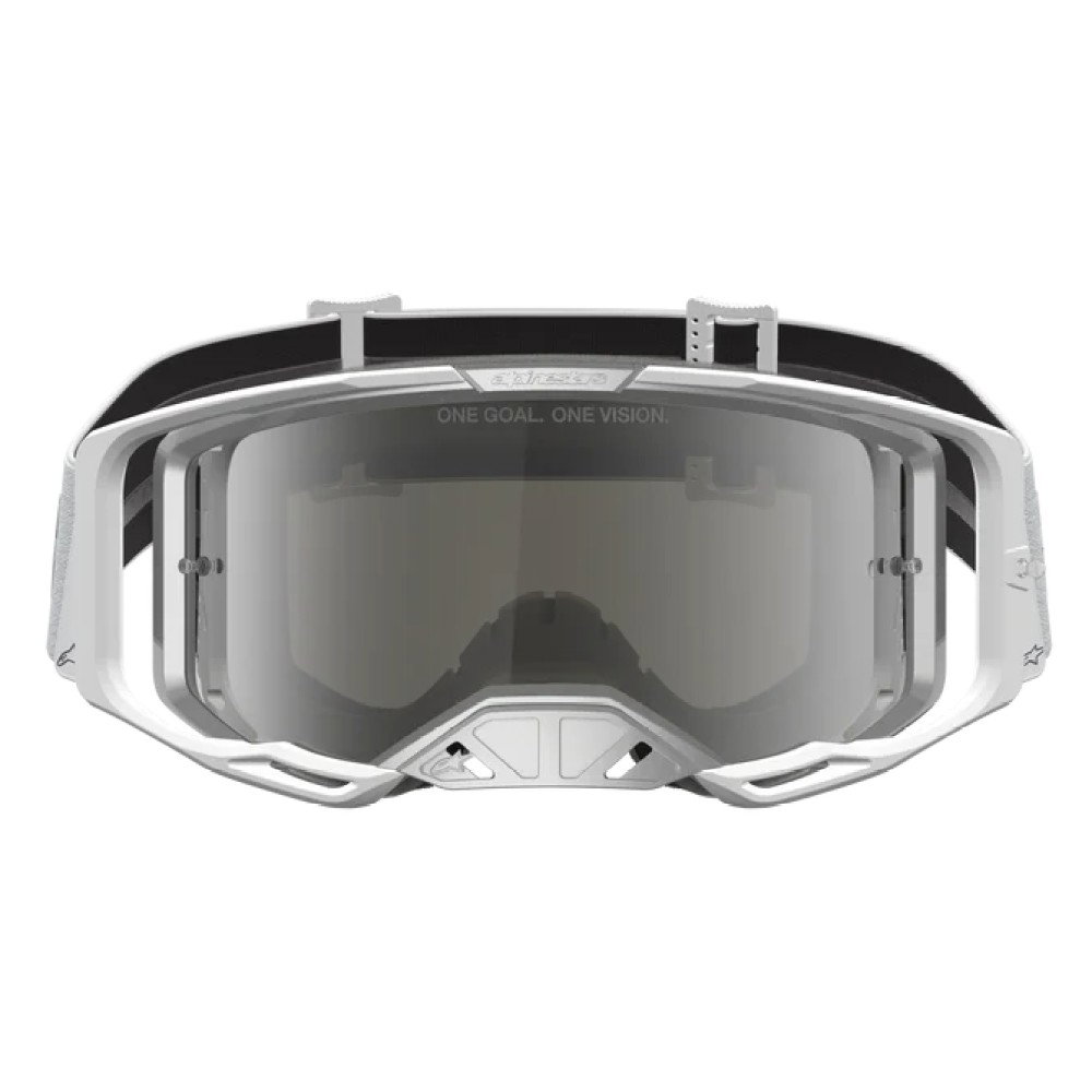Vision 8 Amber Goggles White Silver Mirror Silver
