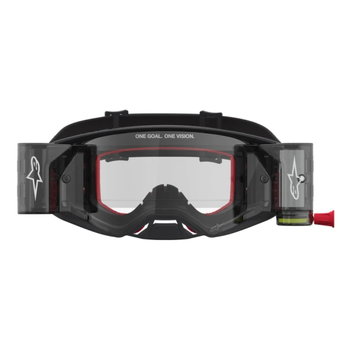 Alpinestars Alpinestars Supertech Firma Roll Off Goggles Black Silver Clear
