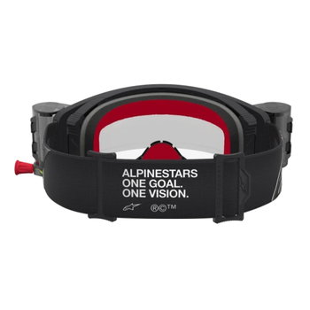 Alpinestars Alpinestars Supertech Firma Roll Off Goggles Black Silver Clear