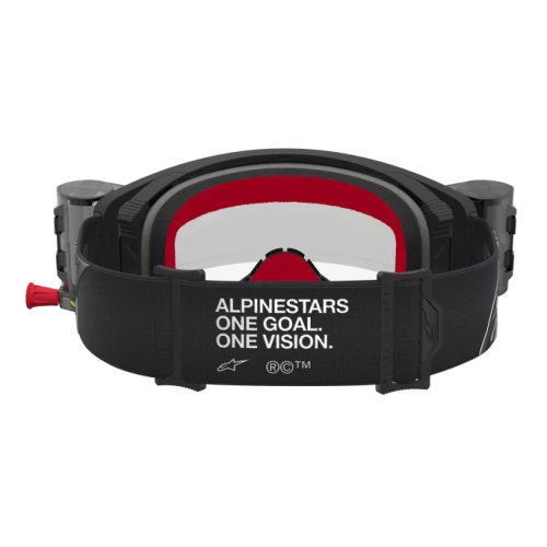 Alpinestars Alpinestars Supertech Firma Roll Off Goggles Black Silver Clear