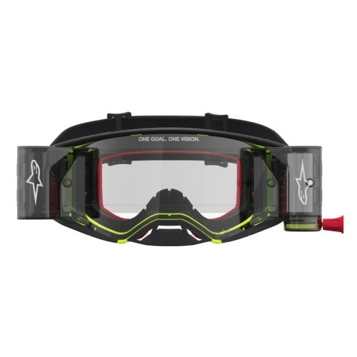Alpinestars Alpinestars Supertech Firma Roll Off Goggles Black Yellow Fluo Clear