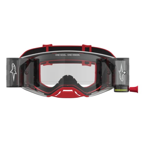 Alpinestars Alpinestars Supertech Firma Roll Off Goggles Red Silver Clear